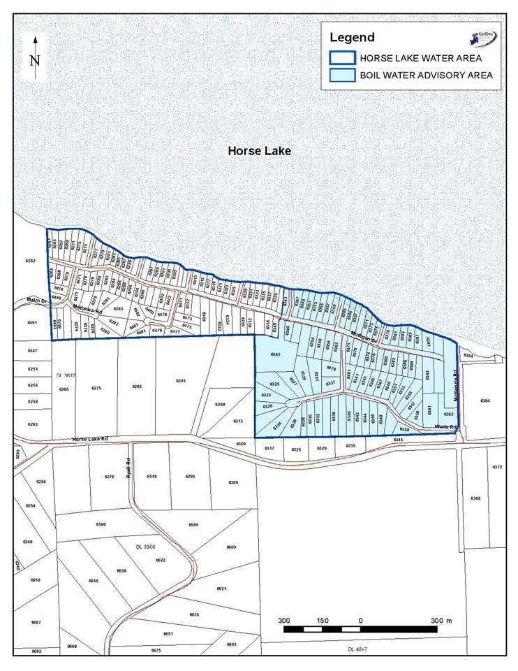Boil Water Notice Issued for Parts of Horse Lake Area