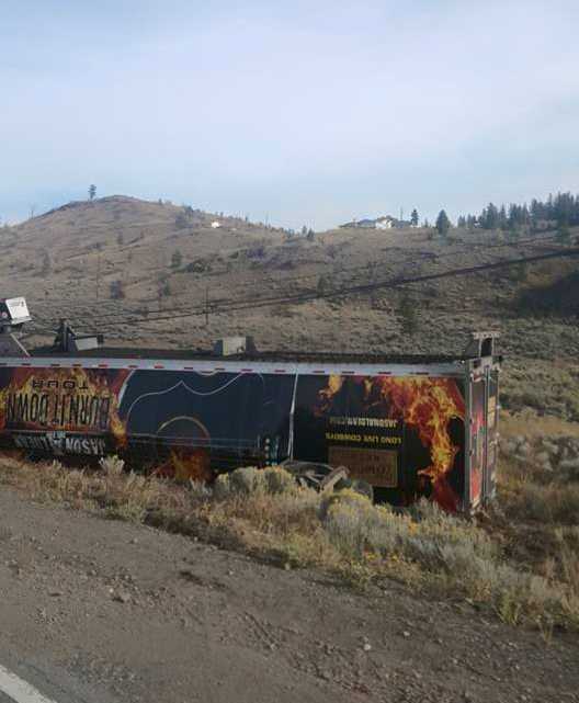 Jason Aldean Tour Vehicle Flips Outside Kamloops