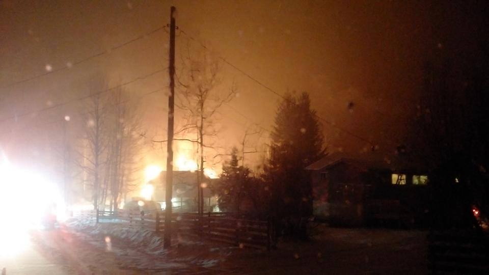 Fire Destroys Fourplex In 100 Mile House