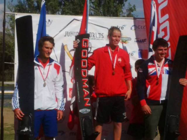 Pinette and Canada are golden on the water