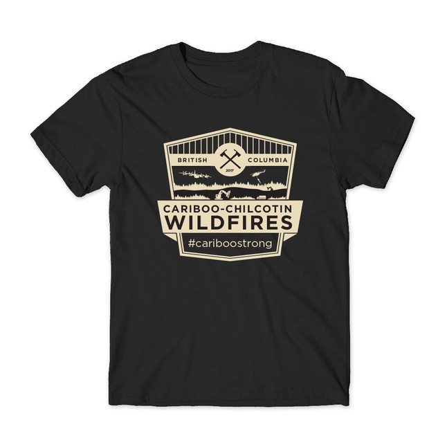BC Wildfire T Shirt Fundraiser Giving Back