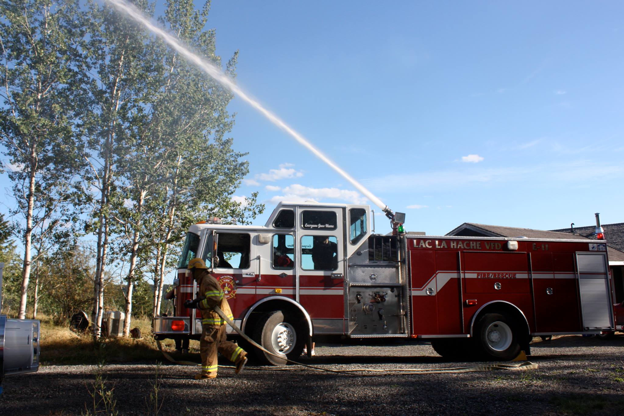 Structure Destroyed By Fire In Lac La Hache My Cariboo Now