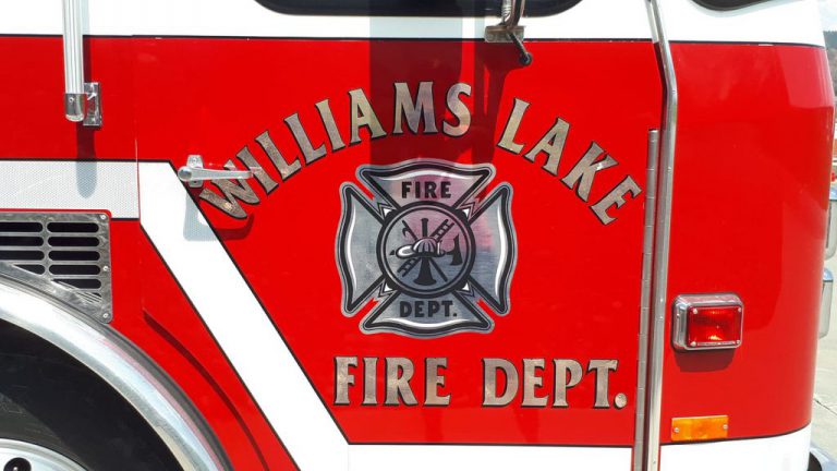 Williams Lake Fire Department attends structure fire on Windmill Crescent