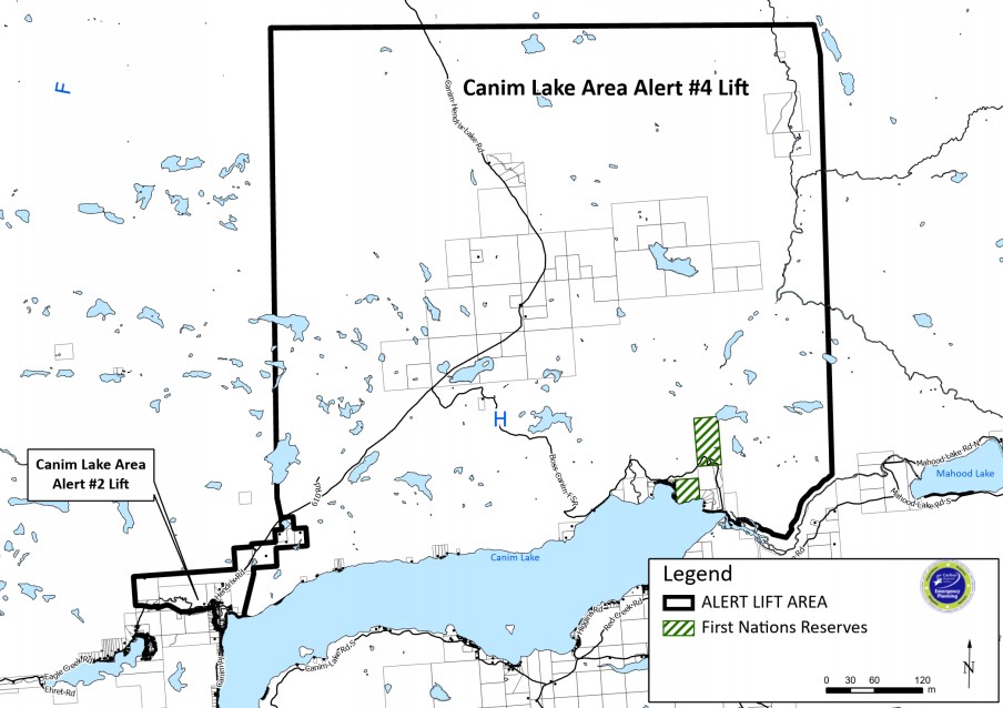 Remaining Evacuation Alerts for Canim Lake areas lifted My Cariboo Now