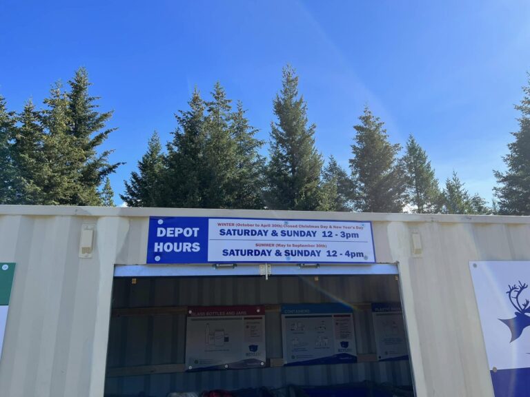 Residents in Mcleese Lake can Finally use their Own Recycling Depot