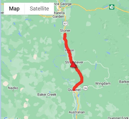 Update: Quesnel motorists advised not to travel to PG unless absolutely necessary