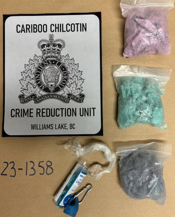 Drugs seized following a traffic stop in Williams Lake
