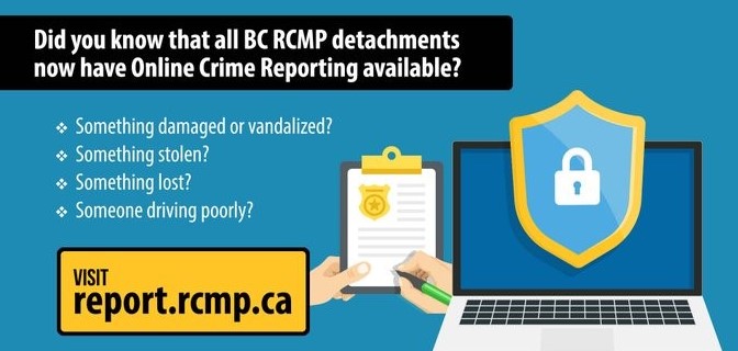 Online Non-Emergency Crime Reporting  A Time-Saving Tool To Contact Quesnel Police